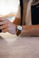 1960 Racing Chronograph, Steel / Off White