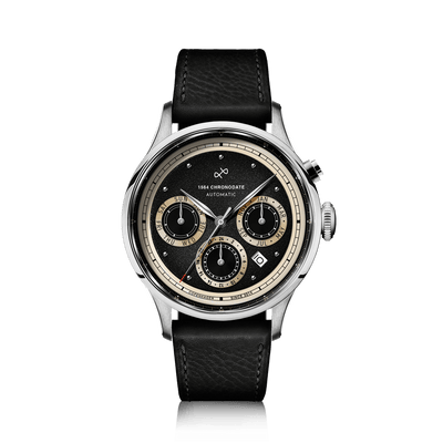 1564 Chronodate Automatic, Steel / Black