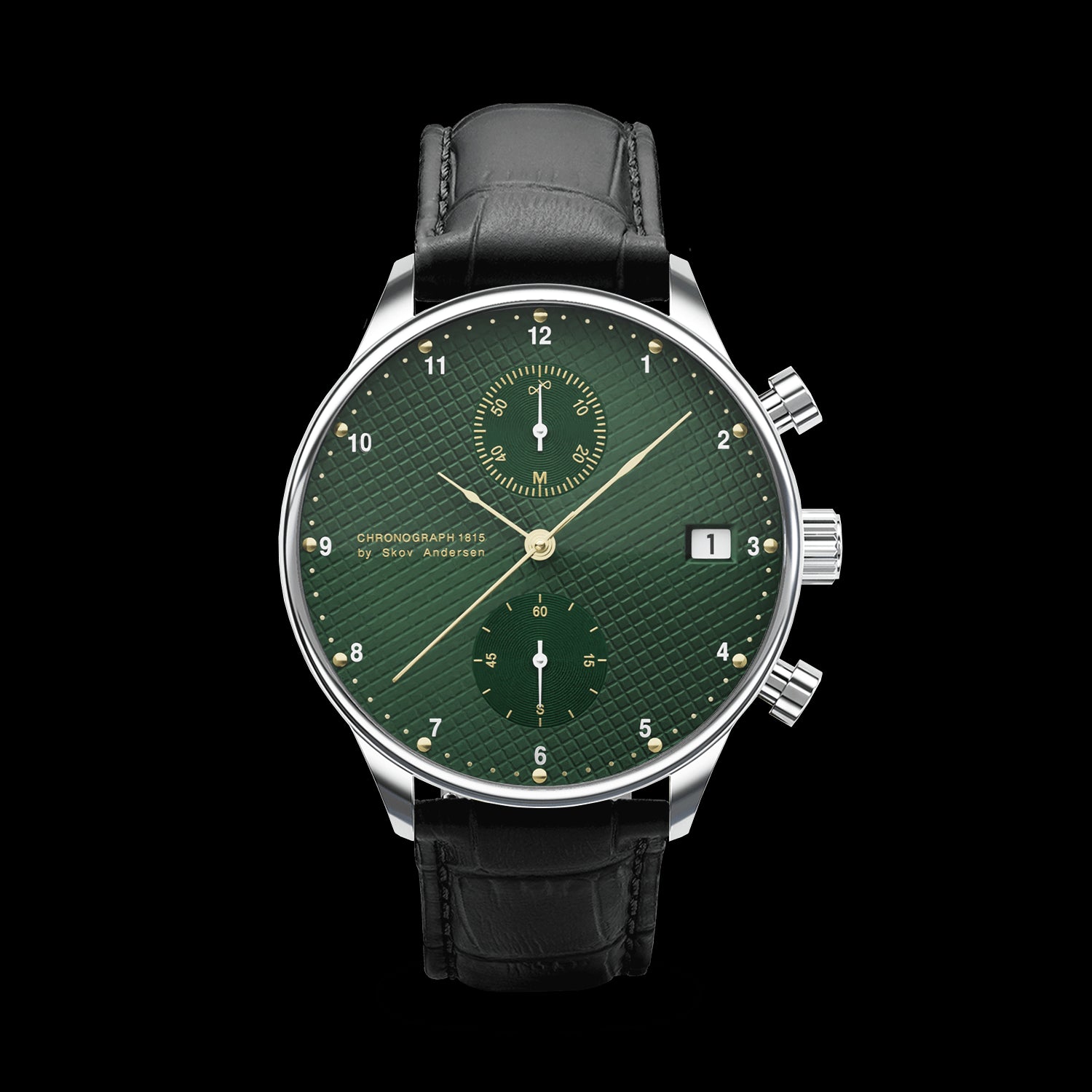 1815 Chronograph, Steel / Green Turtle