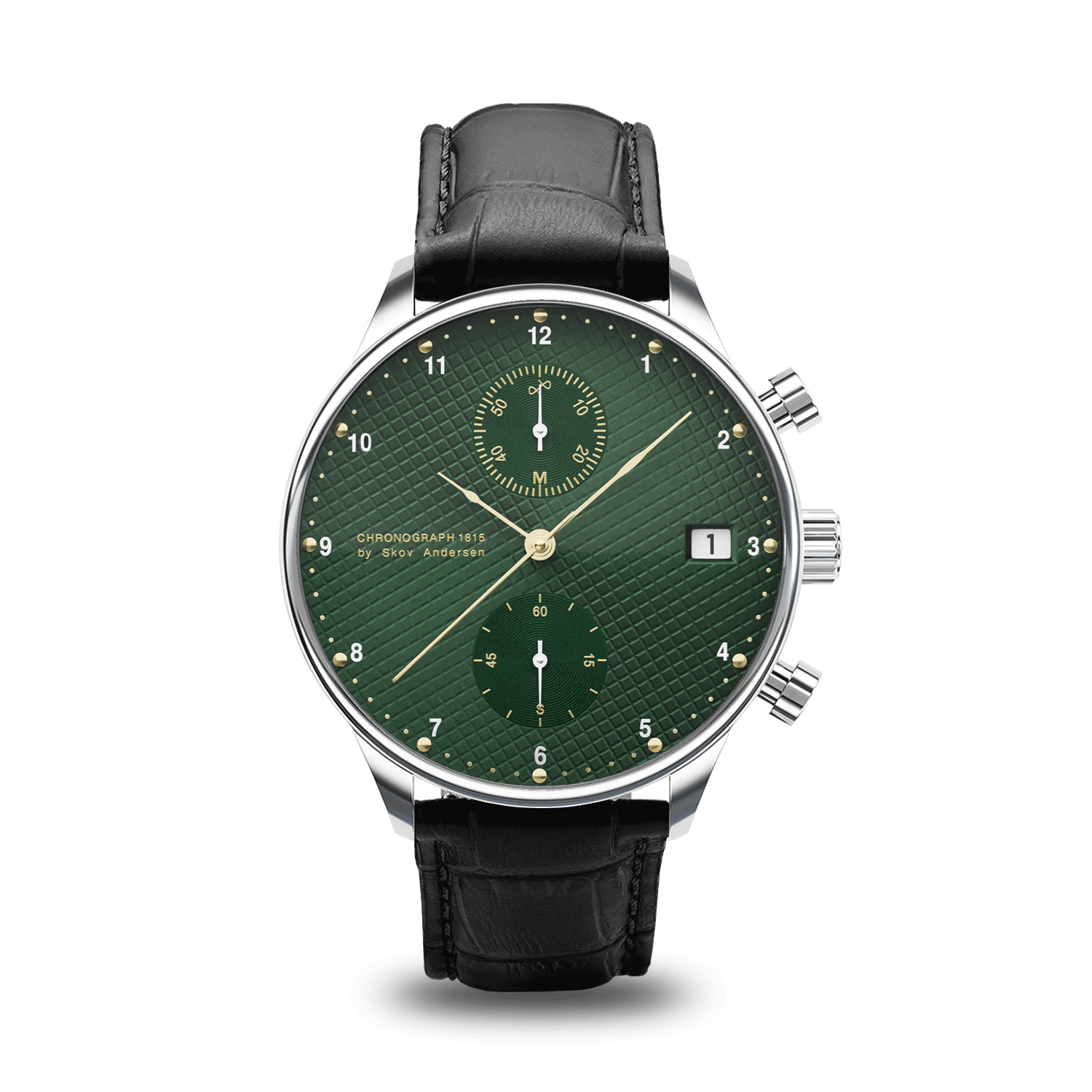 1815 Chronograph, Steel / Green Turtle