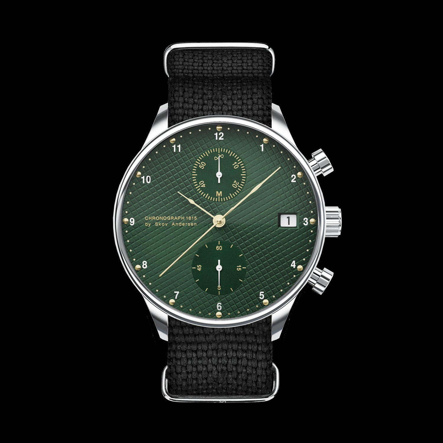 1815 Chronograph, Steel / Green Turtle