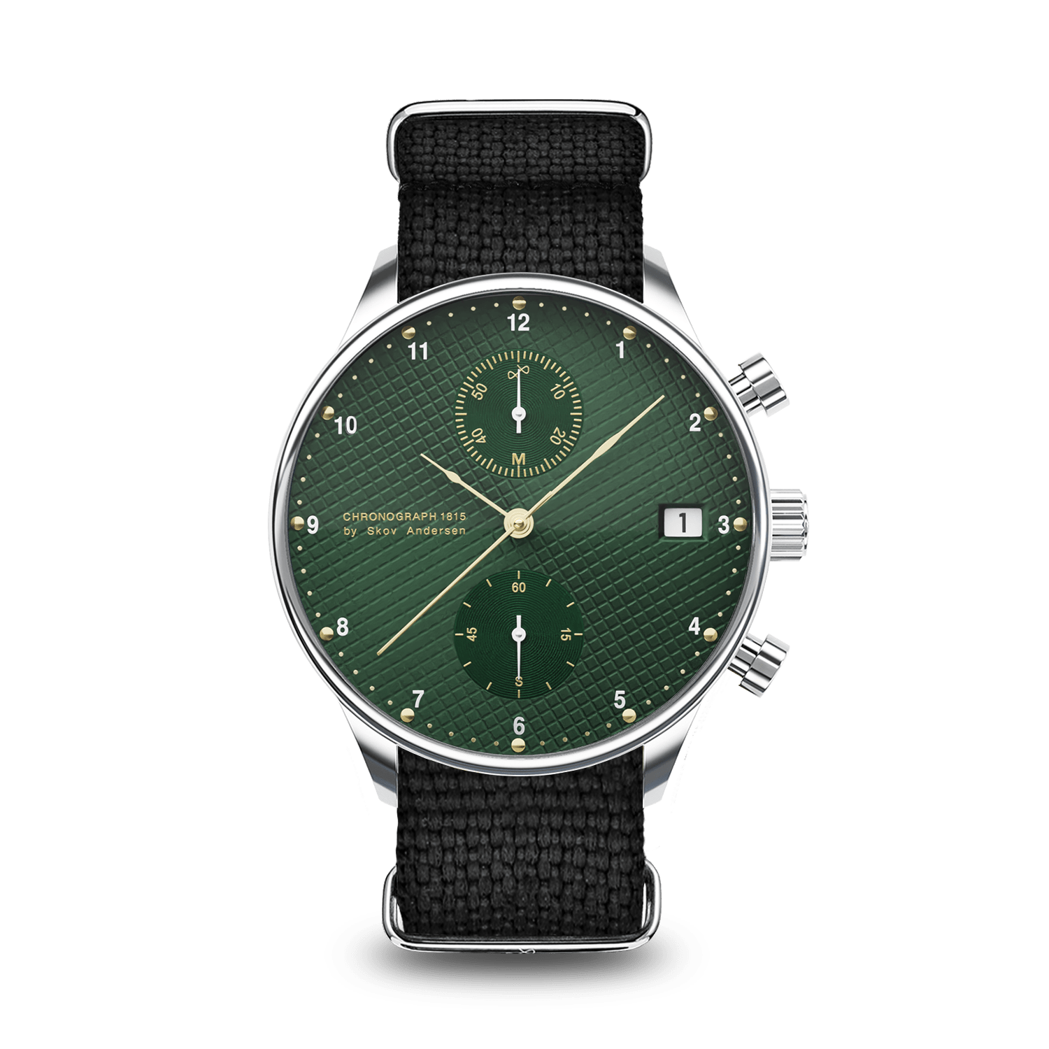 1815 Chronograph, Steel / Green Turtle