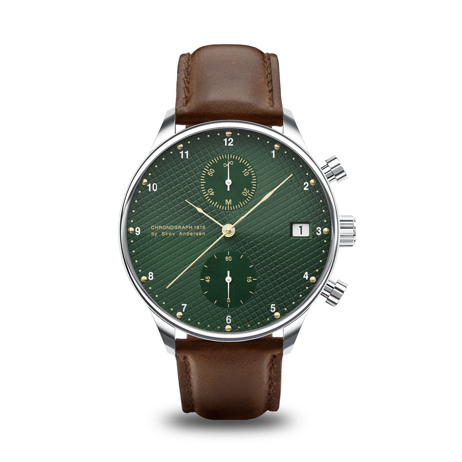 1815 Chronograph, Steel / Green Turtle