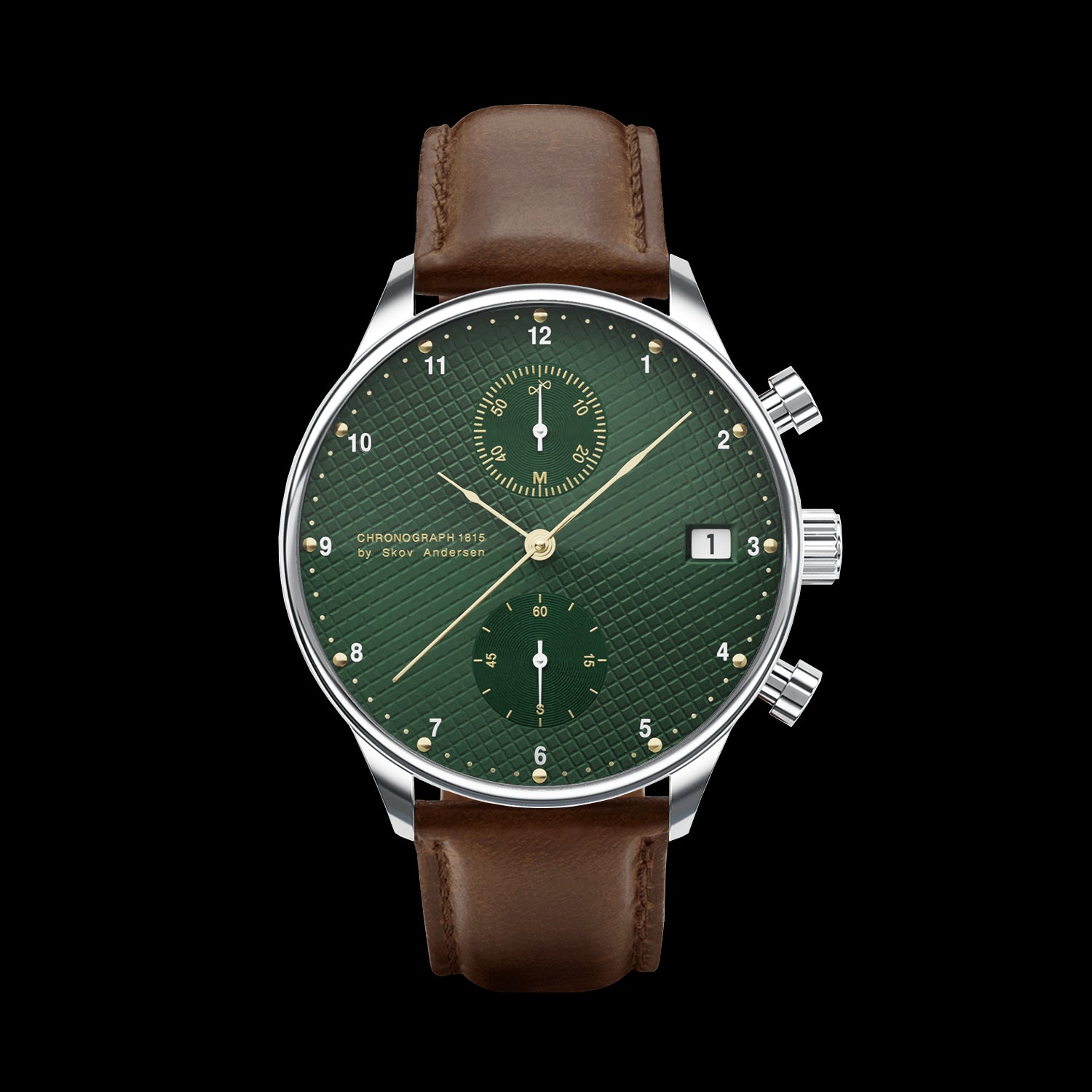 1815 Chronograph, Steel / Green Turtle