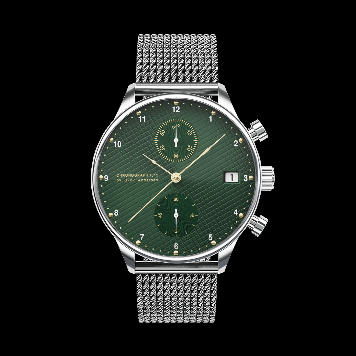 1815 Chronograph, Steel / Green Turtle