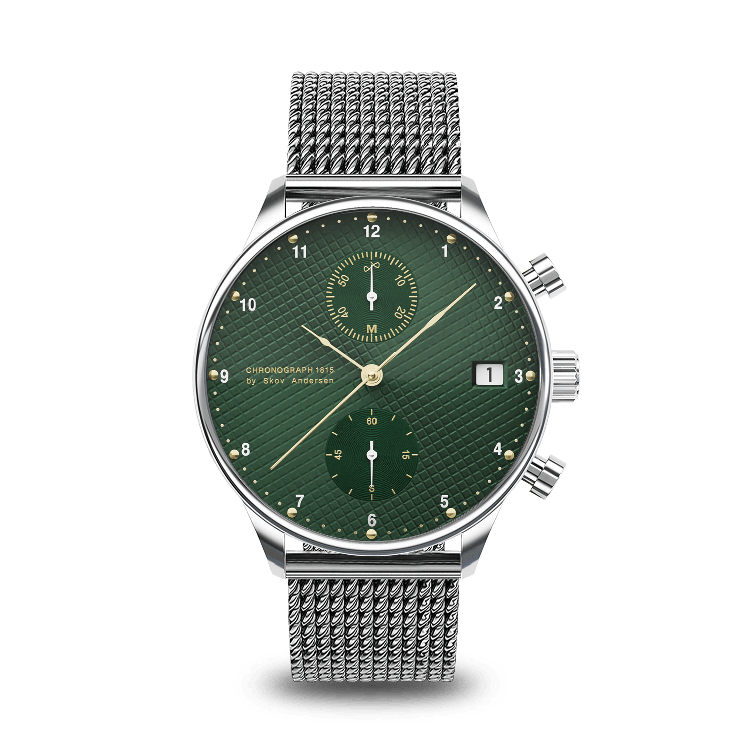 1815 Chronograph, Steel / Green Turtle