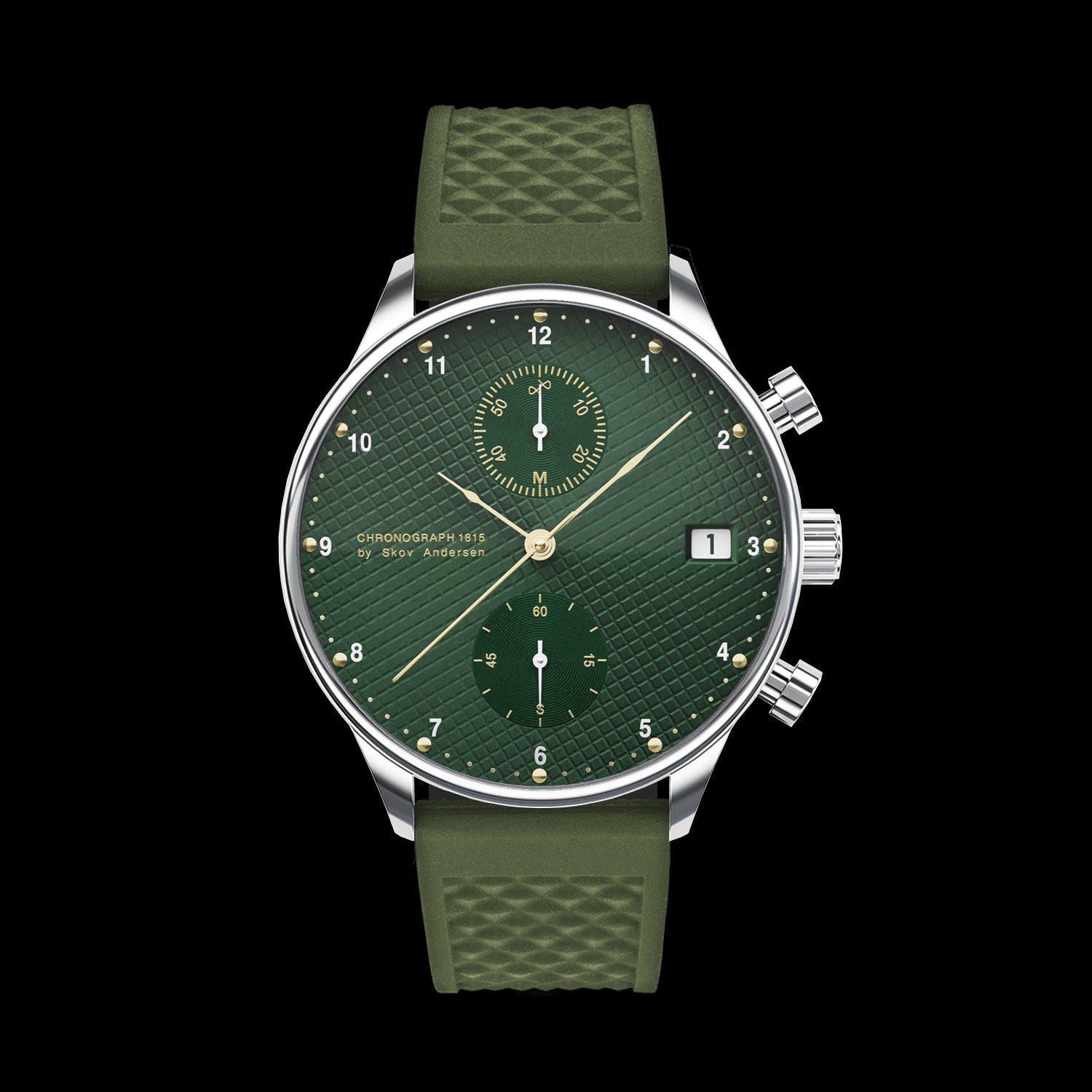 1815 Chronograph, Steel / Green Turtle