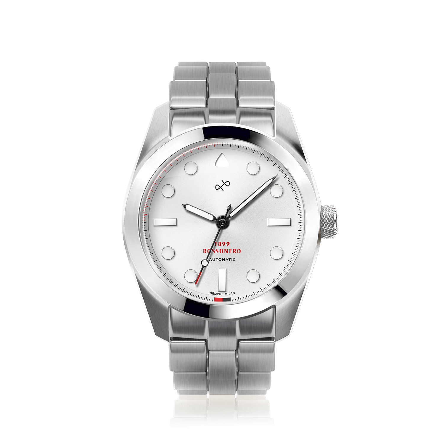 1899 Rossonero Automatic, Steel / White (2nd Jersey)