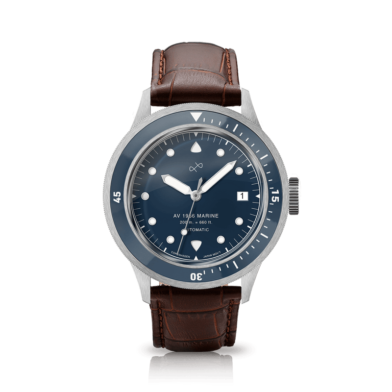 1956 Marine Automatic, Steel / Blue