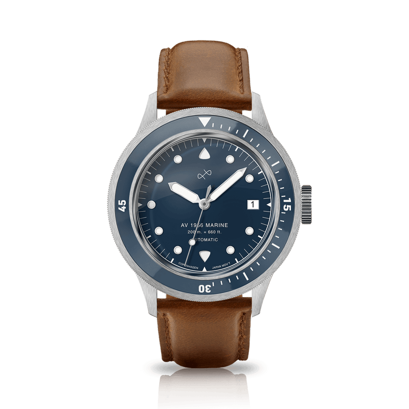 1956 Marine Automatic, Steel / Blue