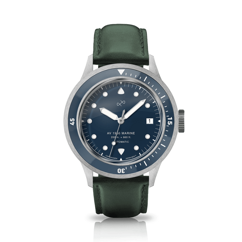 1956 Marine Automatic, Steel / Blue