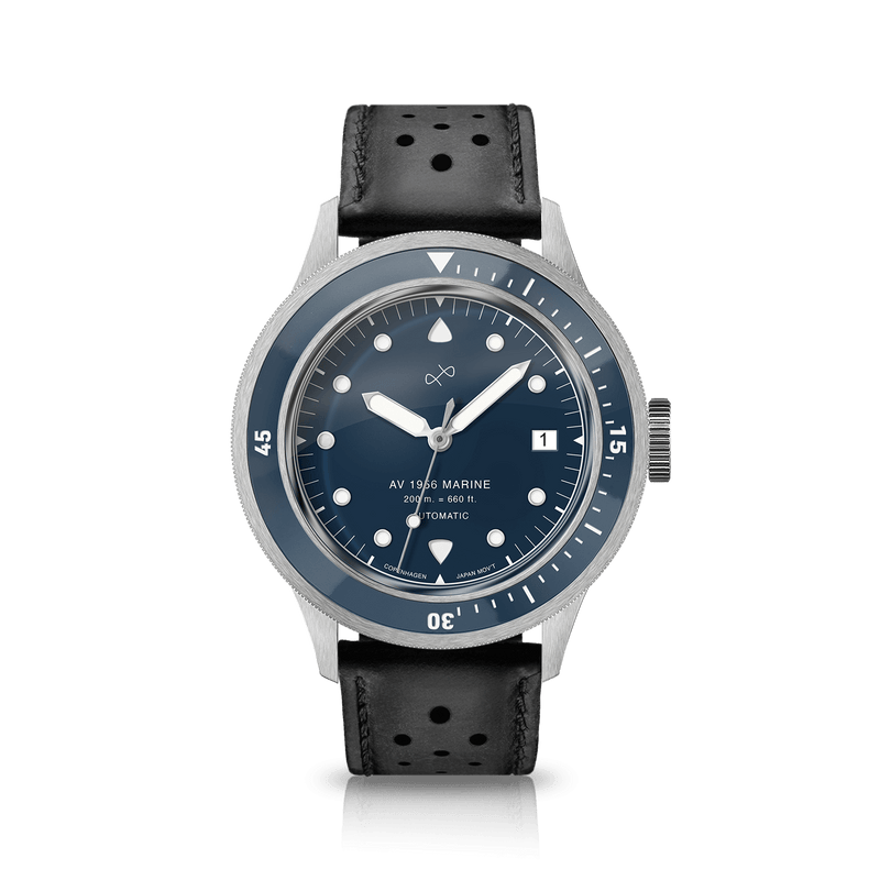 1956 Marine Automatic, Steel / Blue