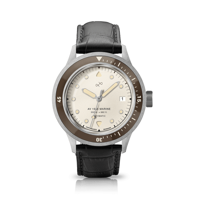 1956 Marine Automatic, Steel / Coffee & Cream