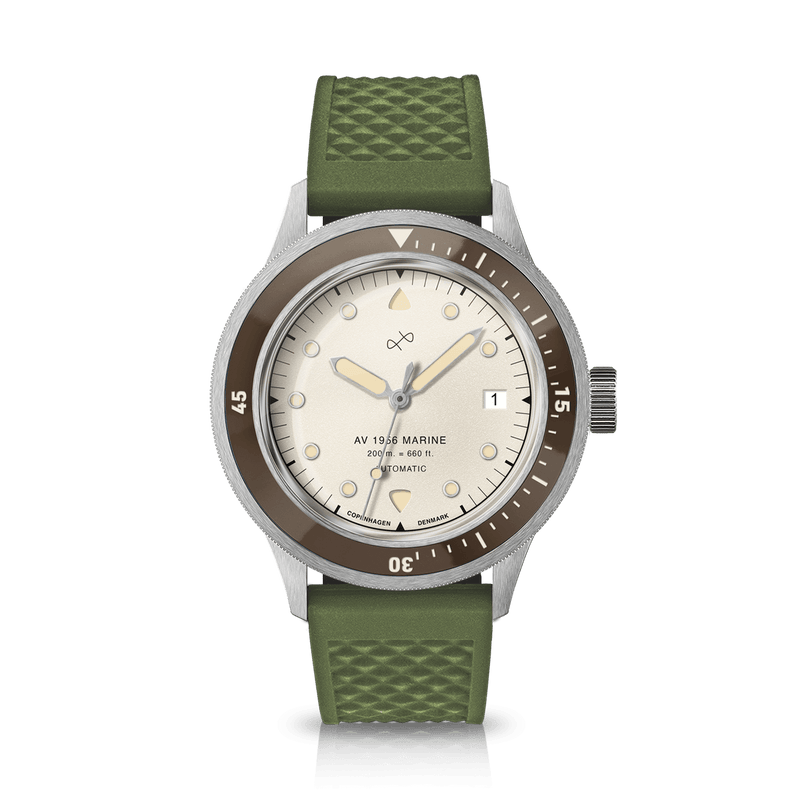 1956 Marine Automatic, Steel / Coffee & Cream