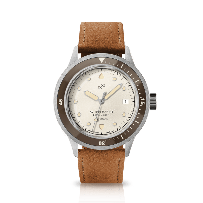 1956 Marine Automatic, Steel / Coffee & Cream