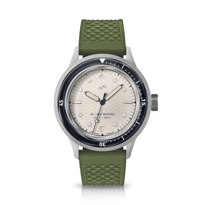 1956 Marine, Steel / Navy & Off White