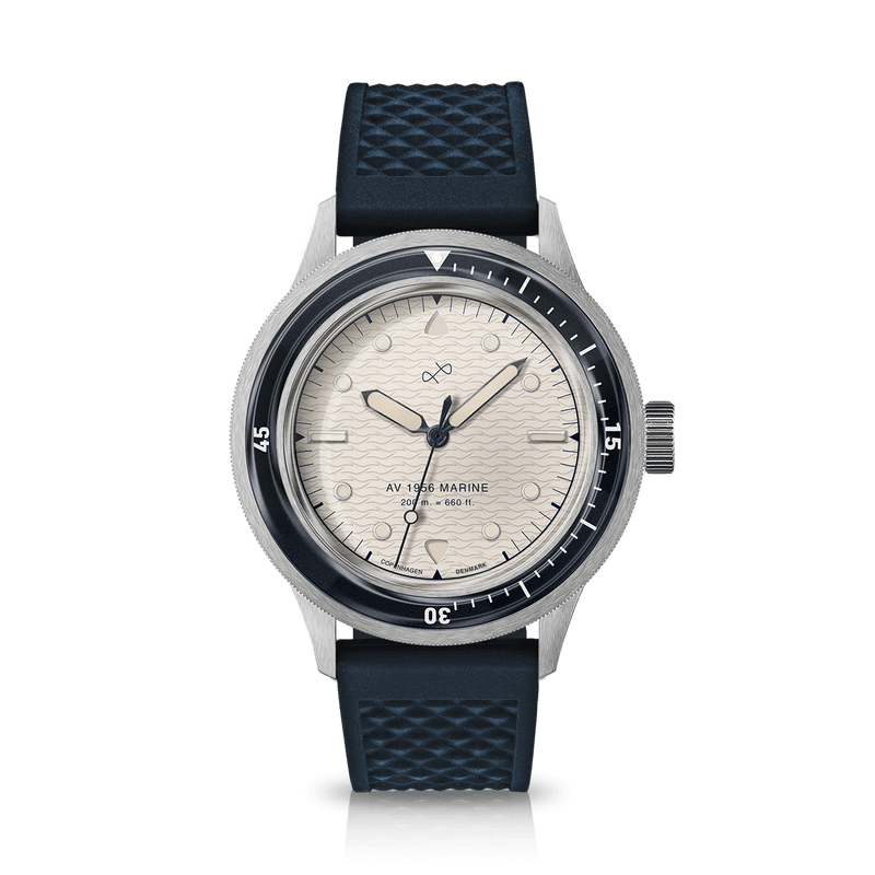 1956 Marine, Steel / Navy & Off White