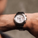 1960 Racing Chronograph, Steel / White & Deep Orange