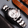 1960 Racing Chronograph, Steel / White & Deep Orange