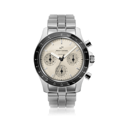 1960 Racing Chronograph, Steel / Off White