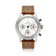 1960 Racing Chronograph, Steel / White & Deep Orange