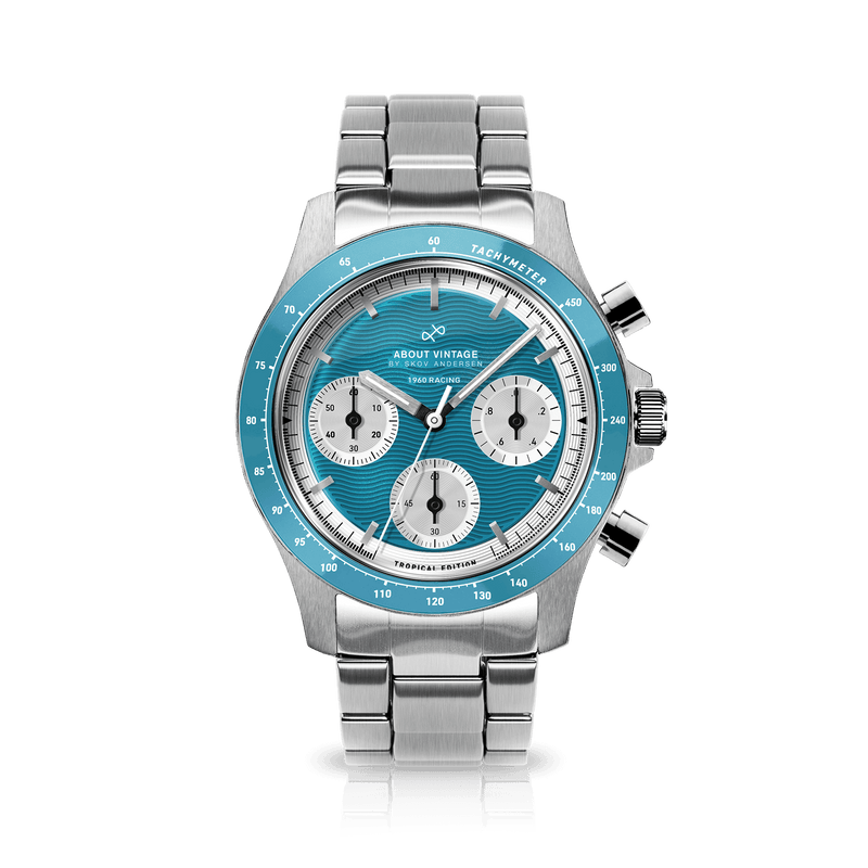 1960 Racing Chronograph, Steel / Tropical Blue