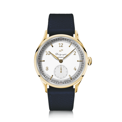 1968 Mechanical (Hand-Wound), Gold / White