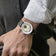 1968 Mechanical (Hand-Wound), Steel / Sand & Black