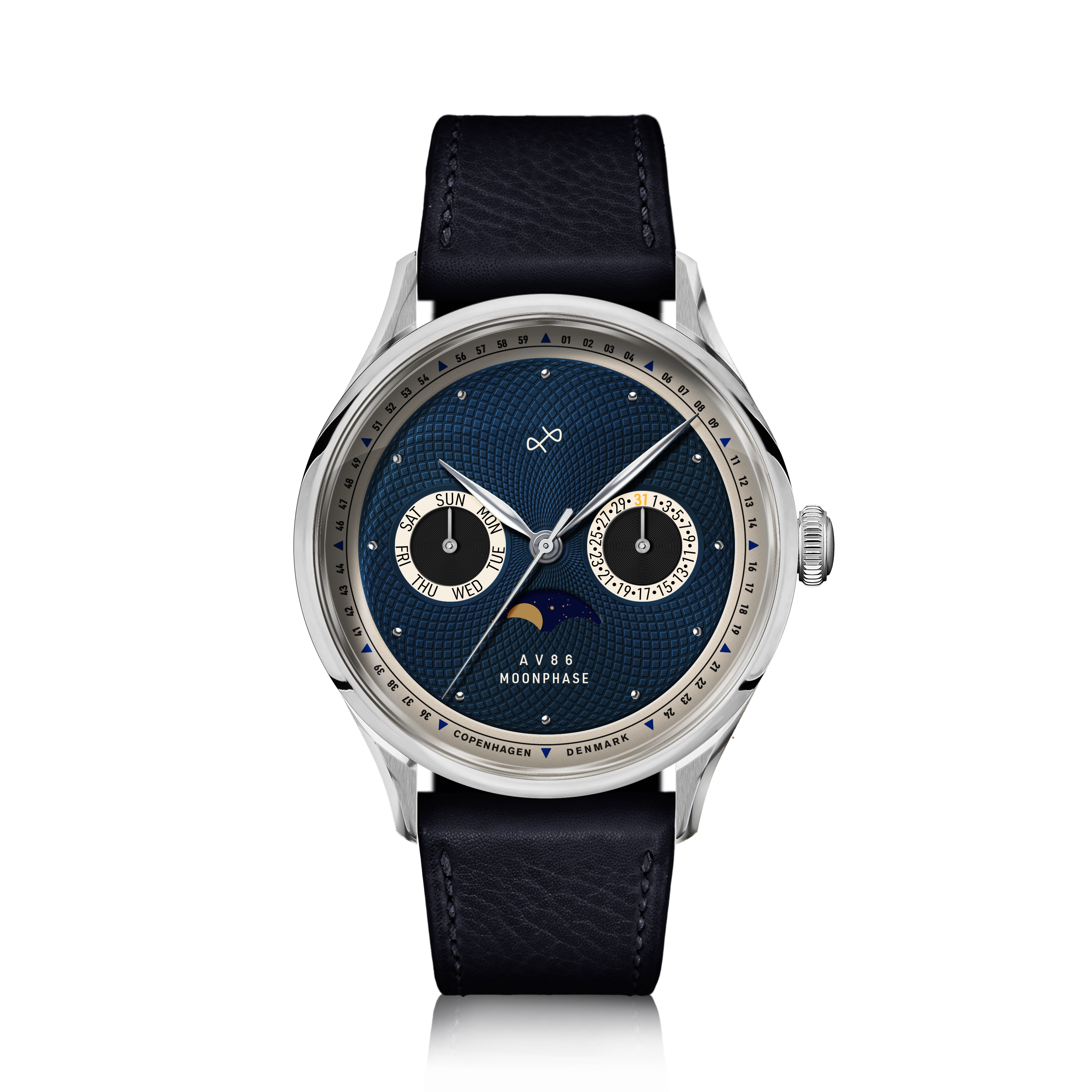1968 Moonphase, Steel / Dark Blue