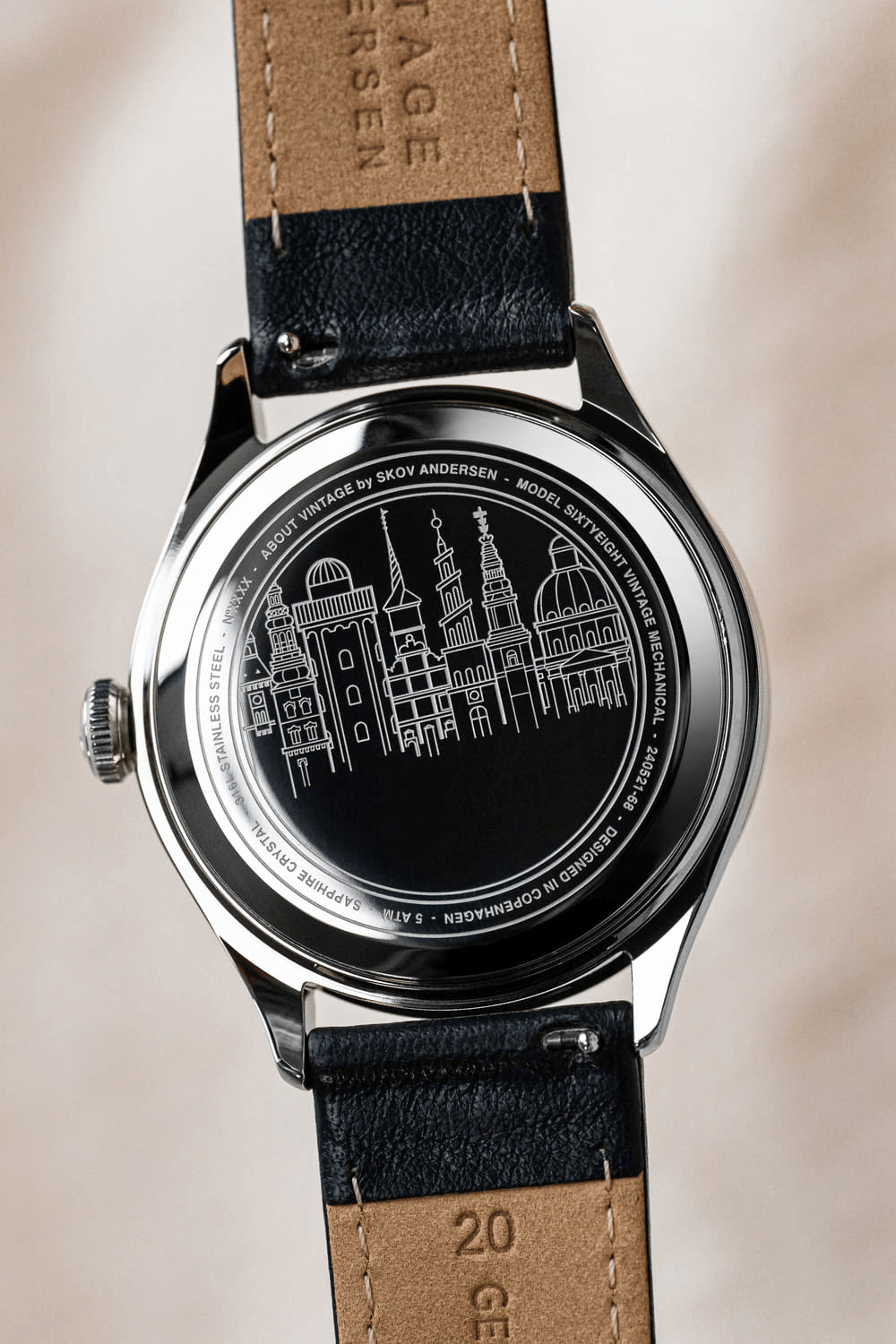 1968 Mechanical, Steel / White & Rose Gold