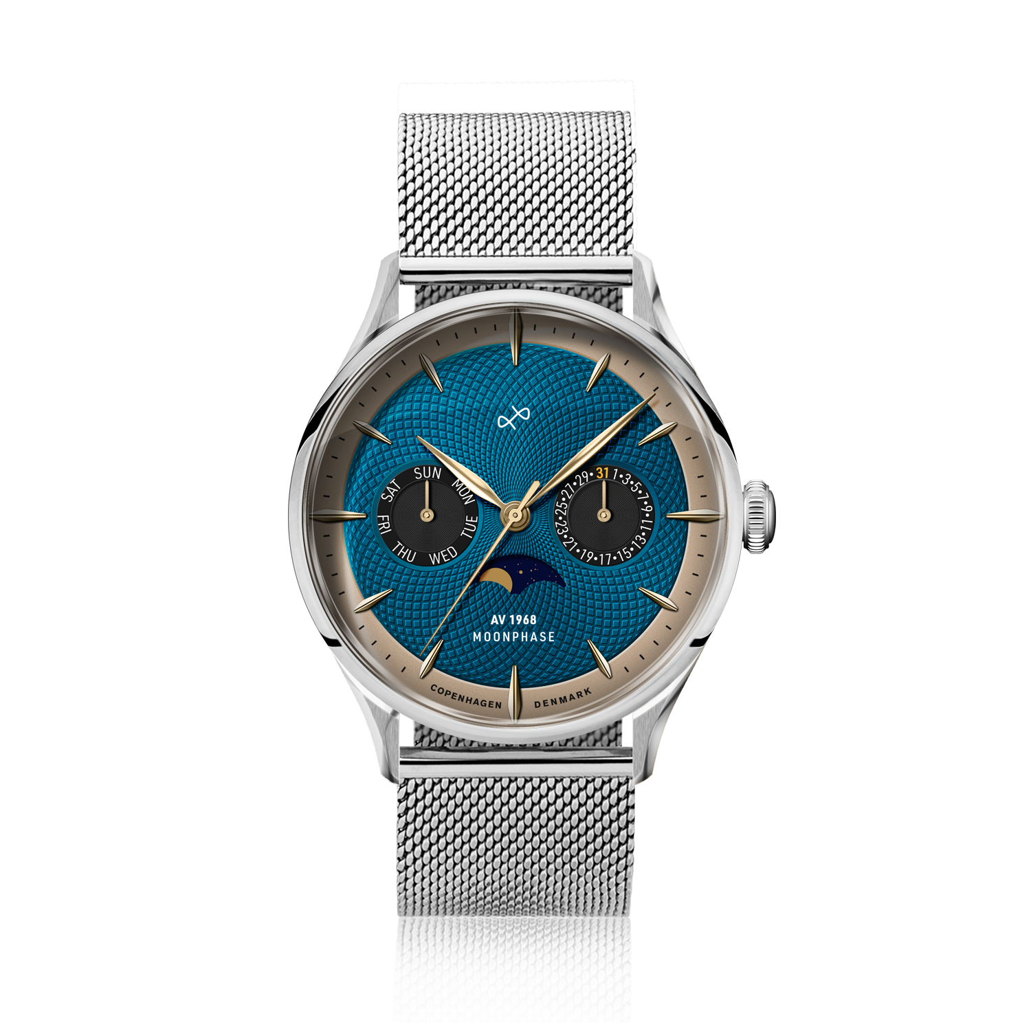 1968 Moonphase, Steel / Blue