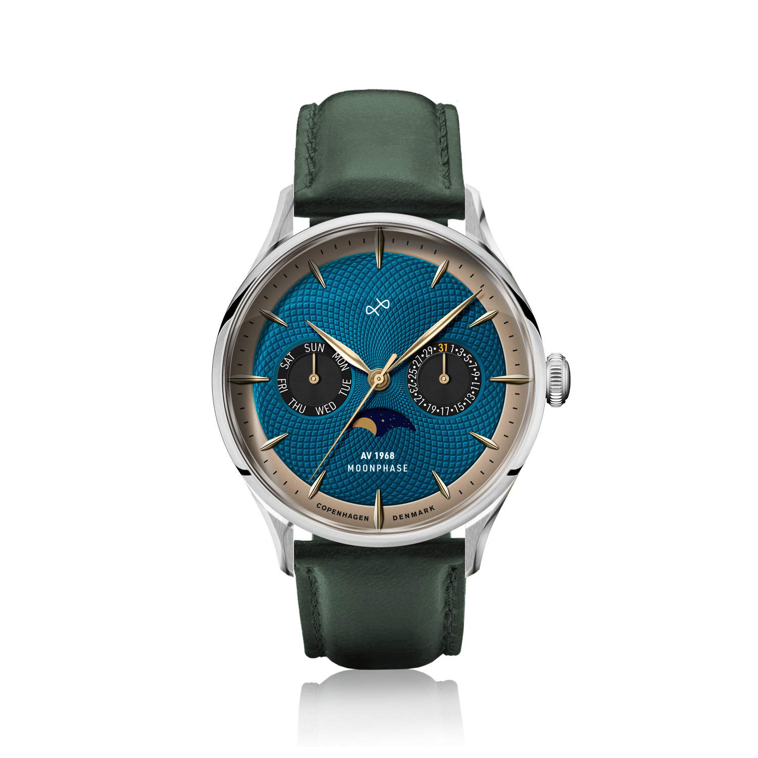 1968 Moonphase, Steel / Blue