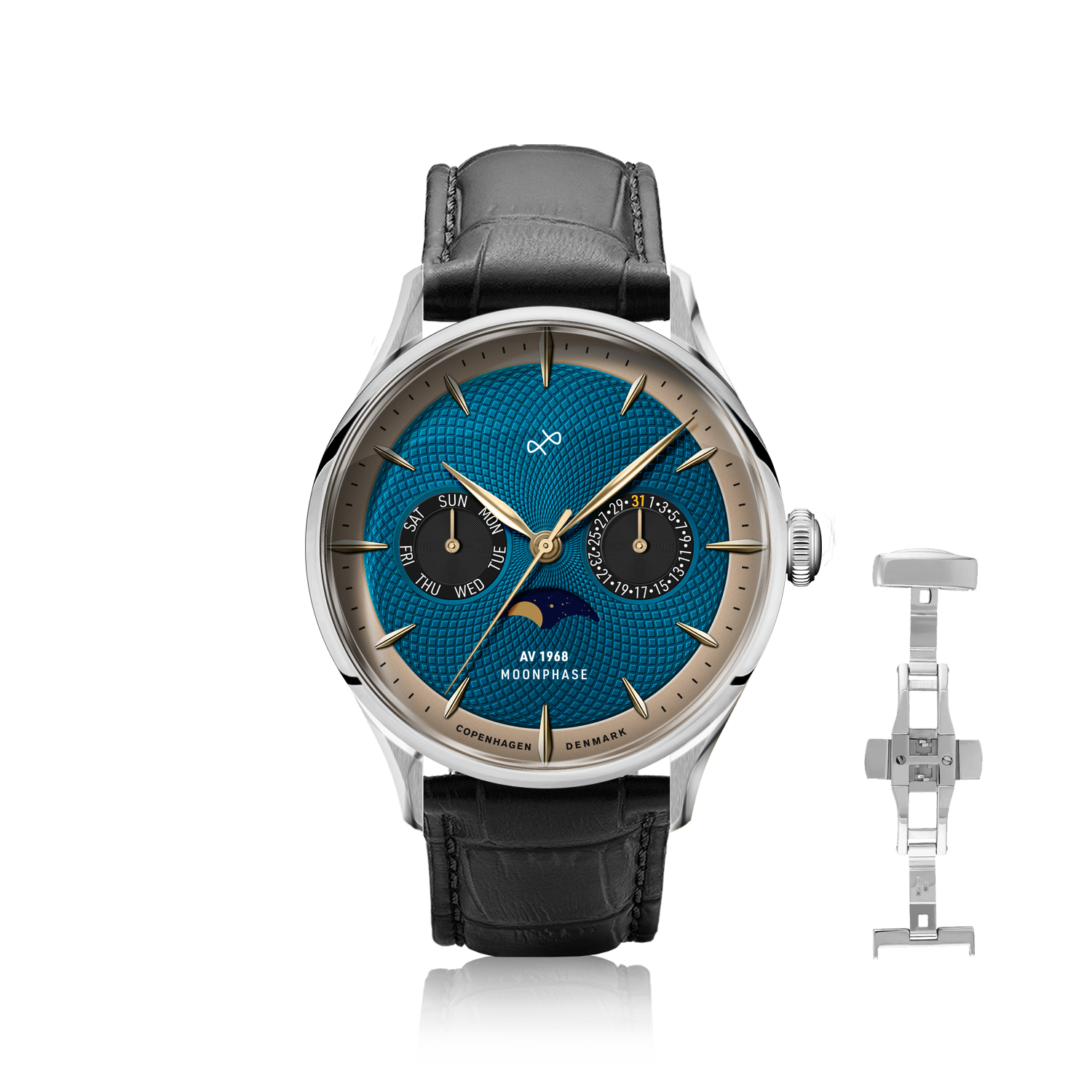 1968 Moonphase, Steel / Blue