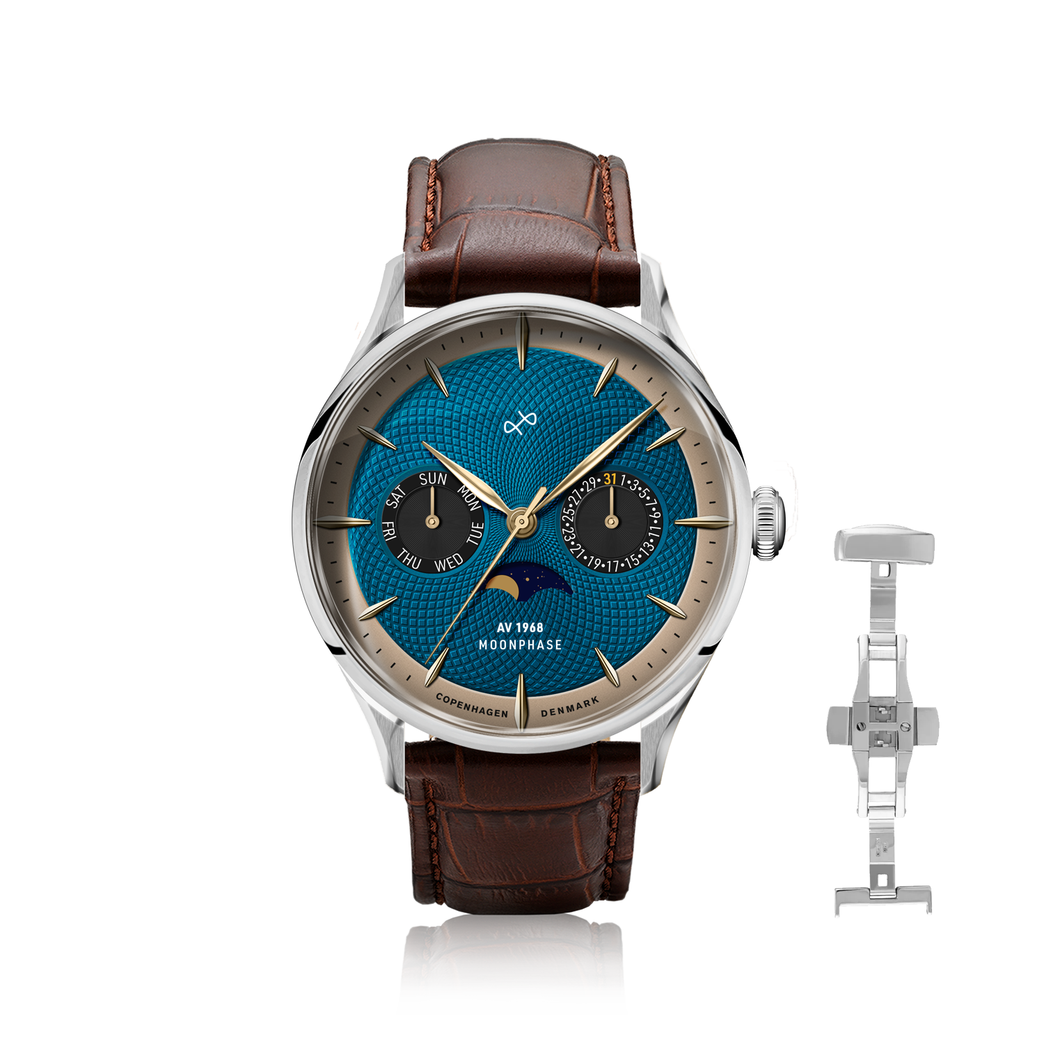 1968 Moonphase, Steel / Blue