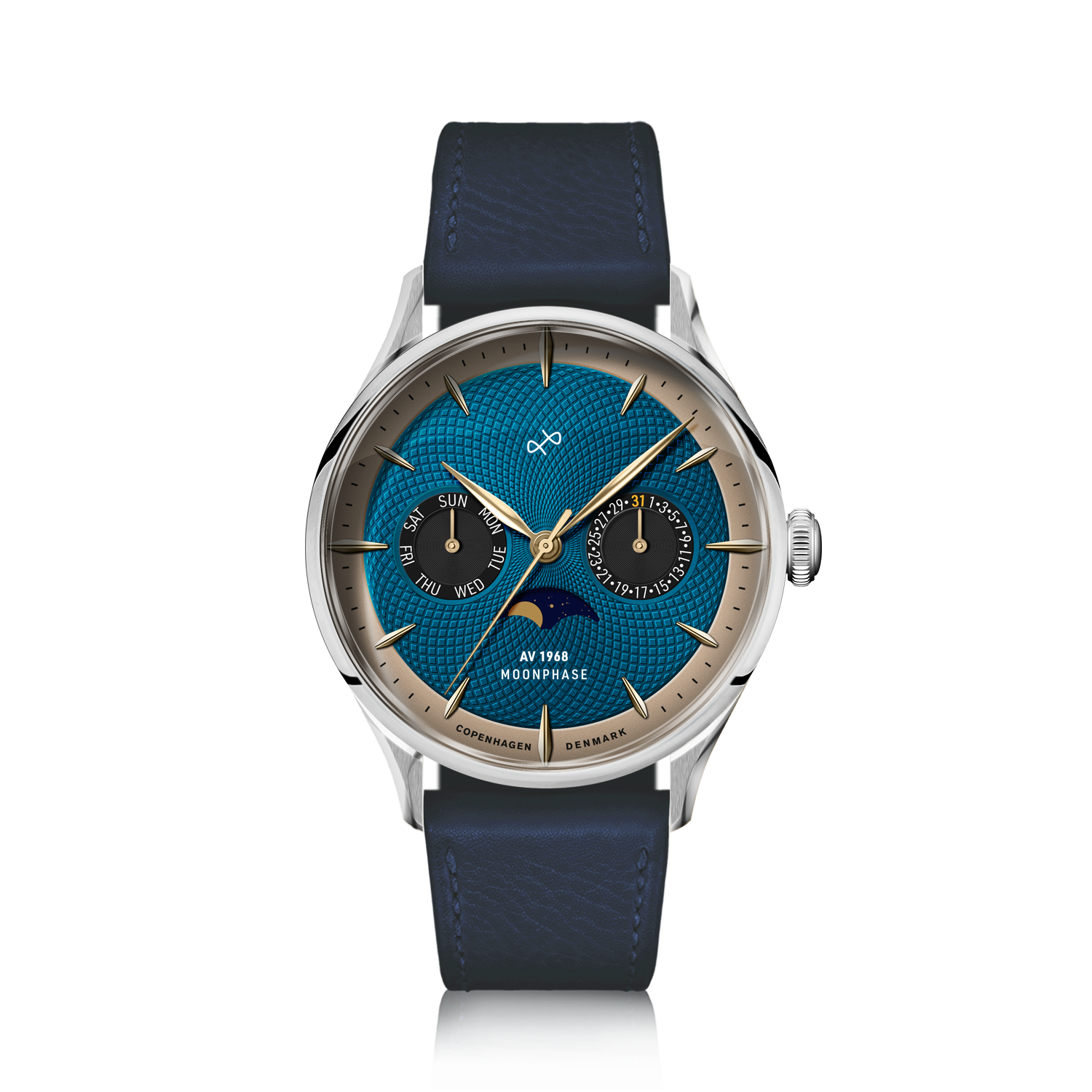 1968 Moonphase, Steel / Blue
