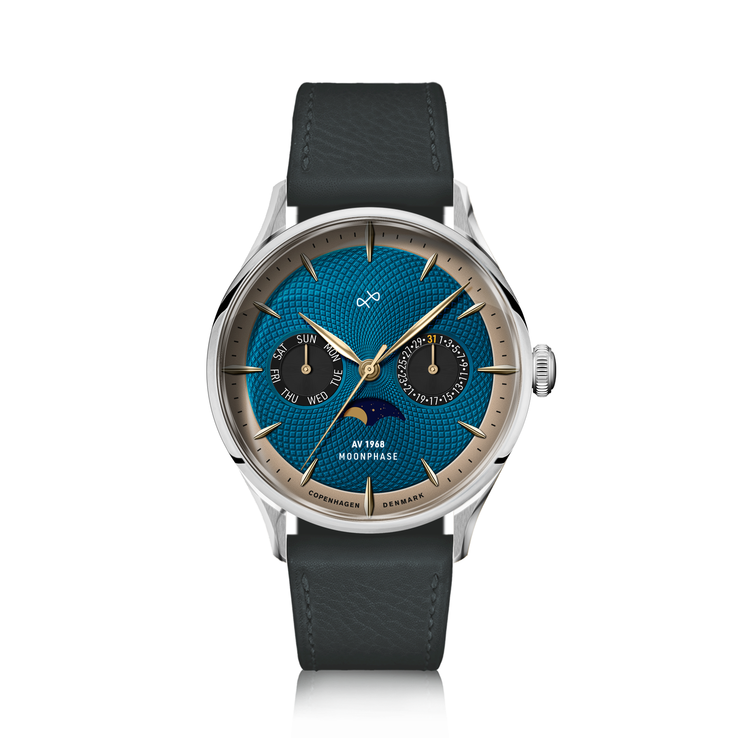 1968 Moonphase, Steel / Blue