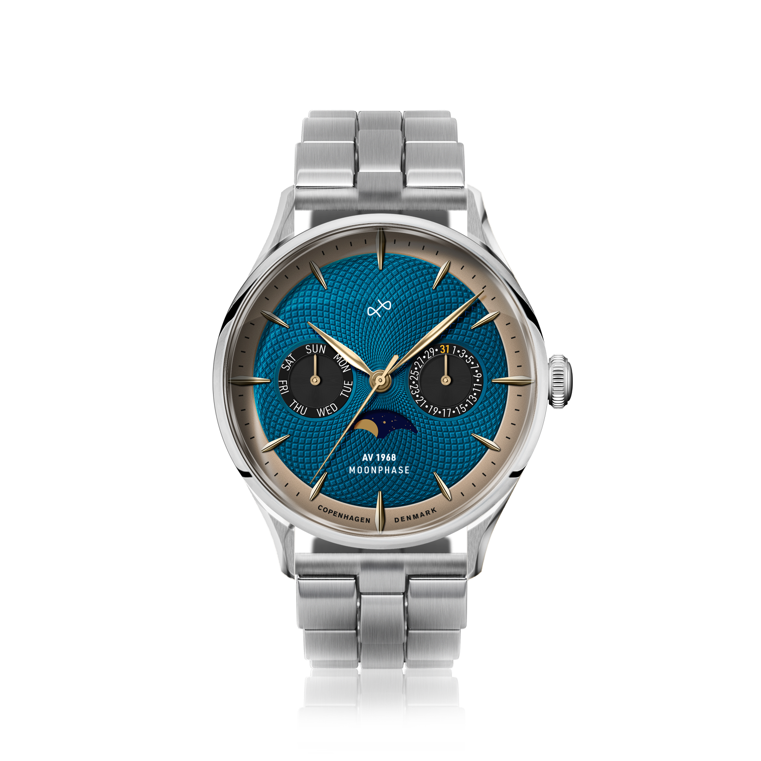 1968 Moonphase, Steel / Blue