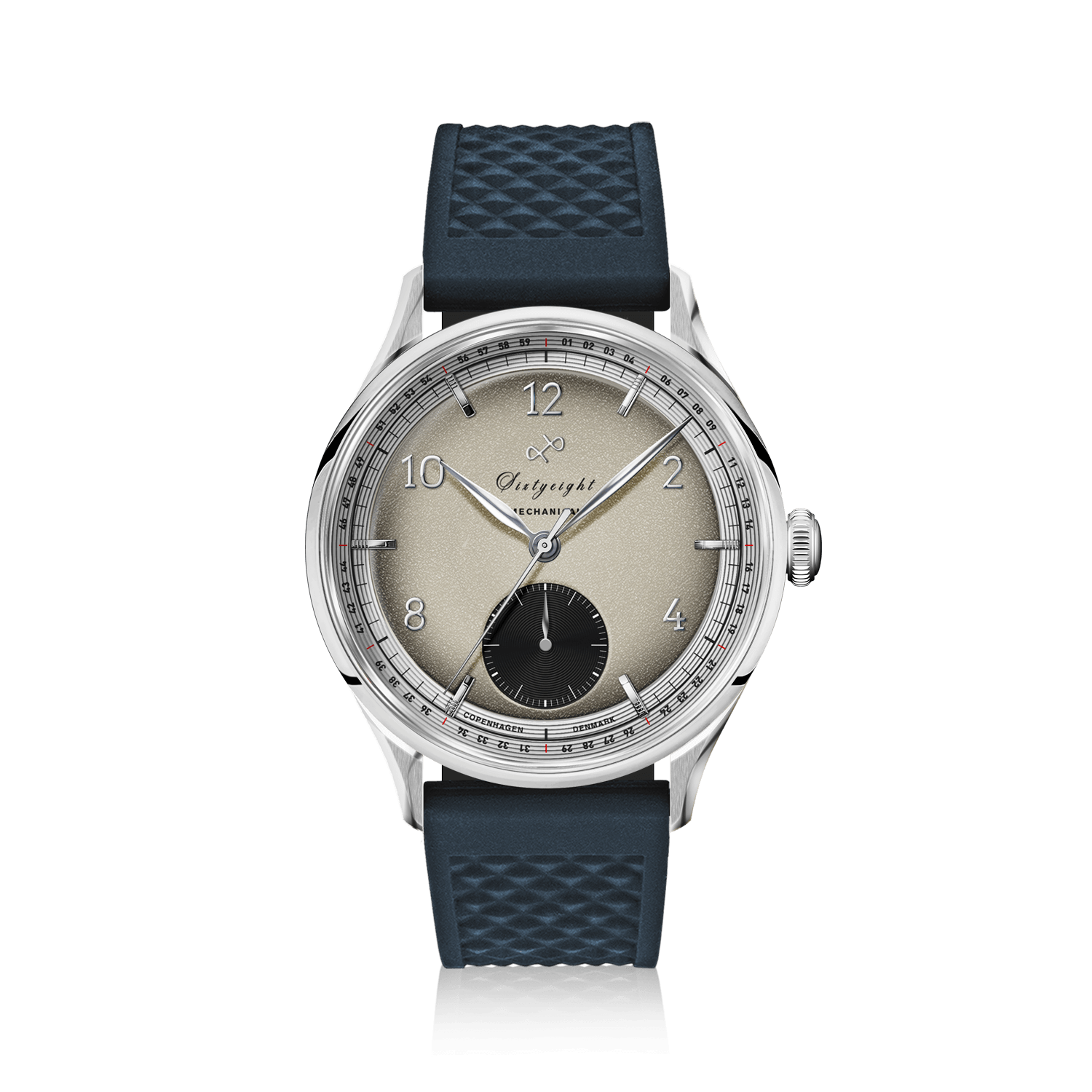 1968 Mechanical (Hand-Wound), Steel / Sand & Black