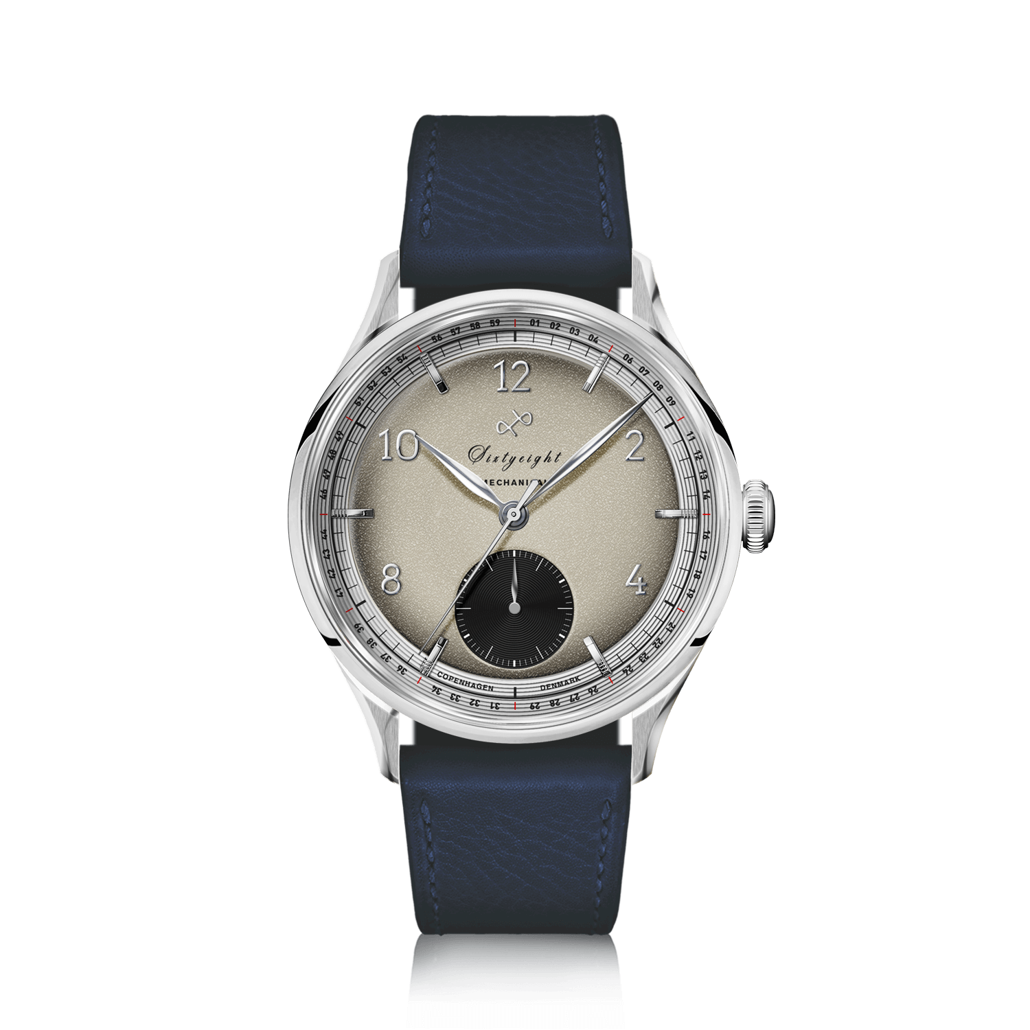1968 Mechanical (Hand-Wound), Steel / Sand & Black