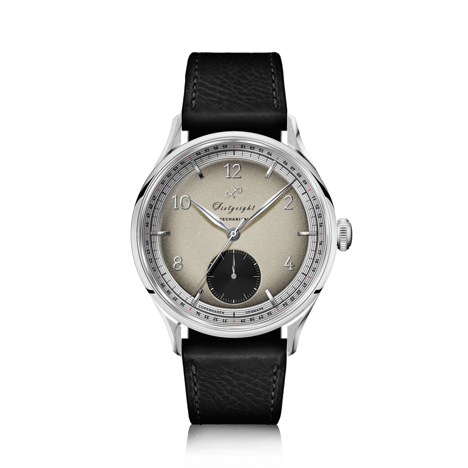 1968 Mechanical (Hand-Wound), Steel / Sand & Black