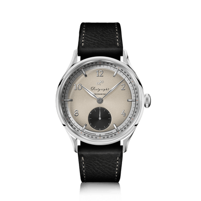 1968 Mechanical (Hand-Wound), Steel / Sand & Black