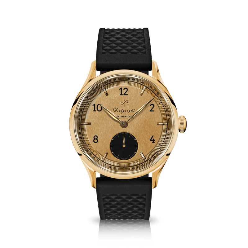 1968 Mechanical (Hand-Wound), Gold / Black | Free engraving | Free shipping