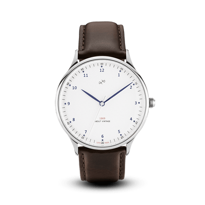 1969 Vintage, Steel / White – 39mm