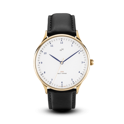 1969 Vintage, Gold / White – 39mm