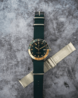 1970 Haagen GMT Automatic, Steel / Green  - Swiss Made