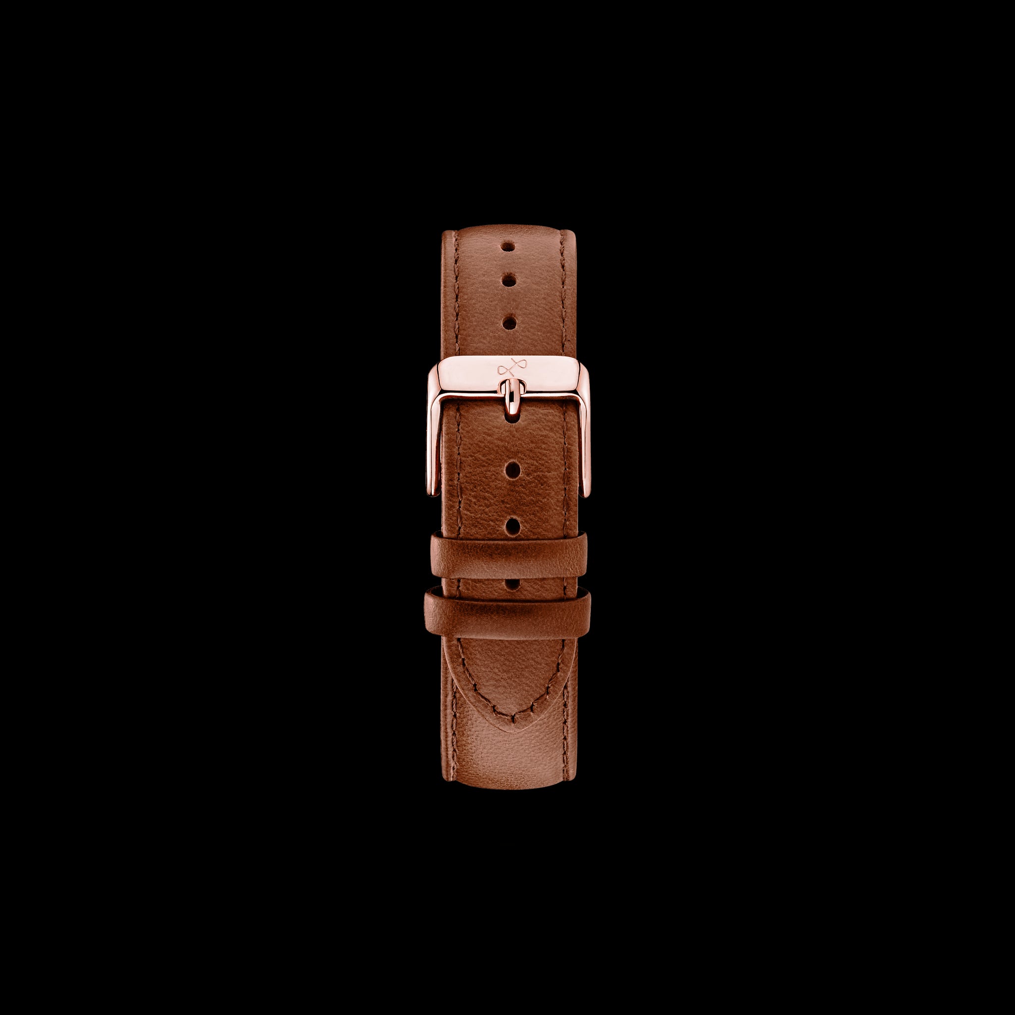 Pin Buckle - Brown Leather