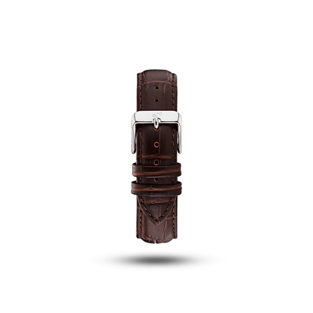 Pin Buckle - Brown Croco