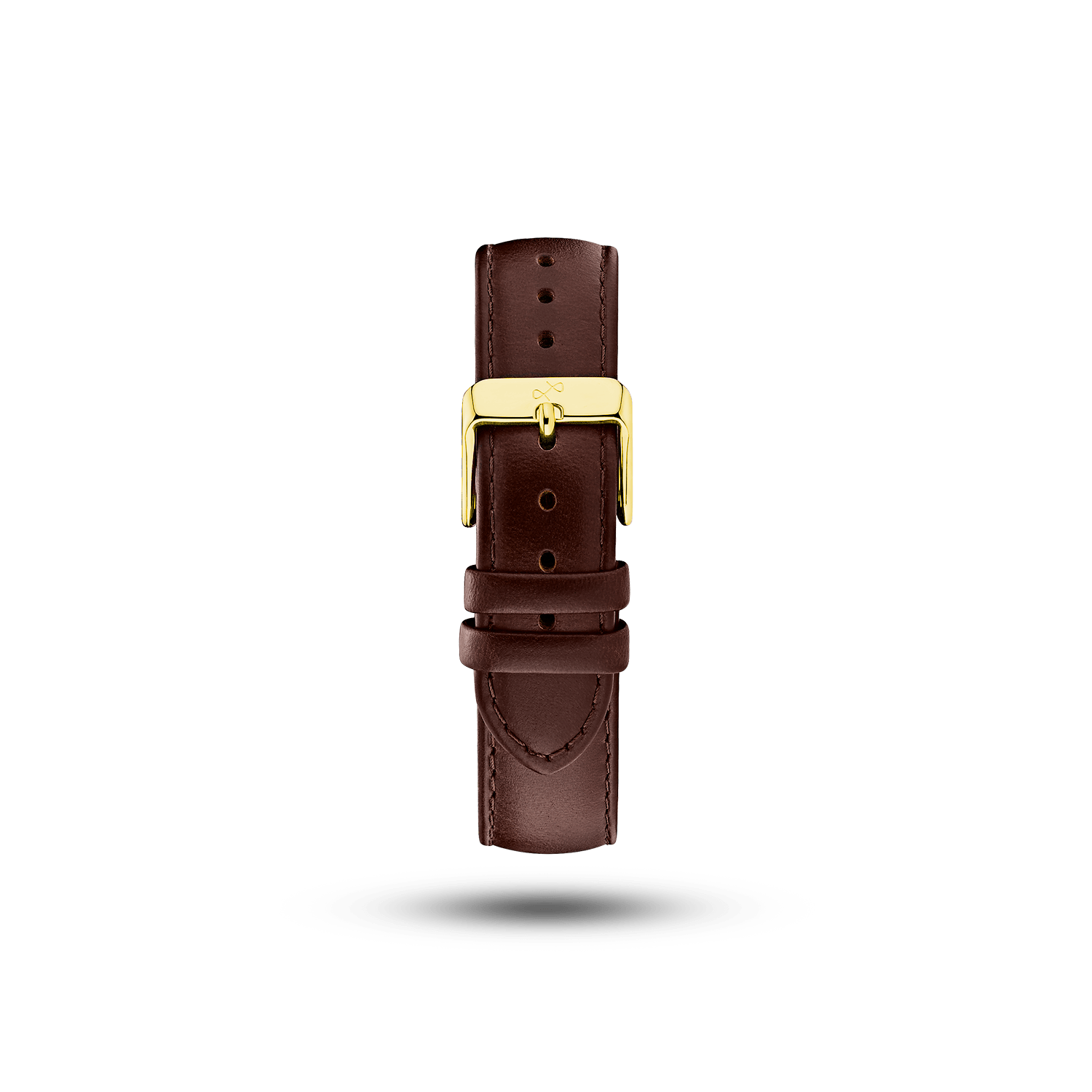 Pin Buckle - Dark Brown Leather