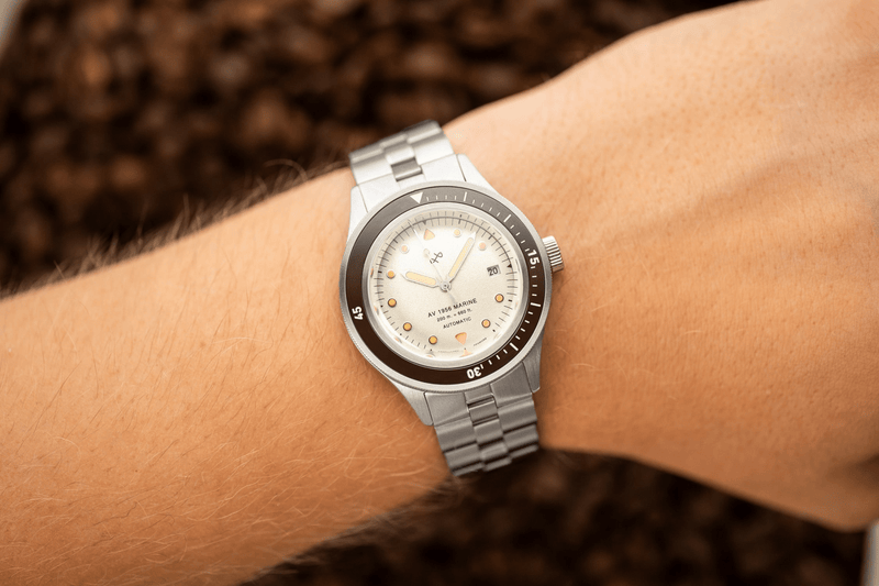 1956 Marine Automatic, Steel / Coffee & Cream