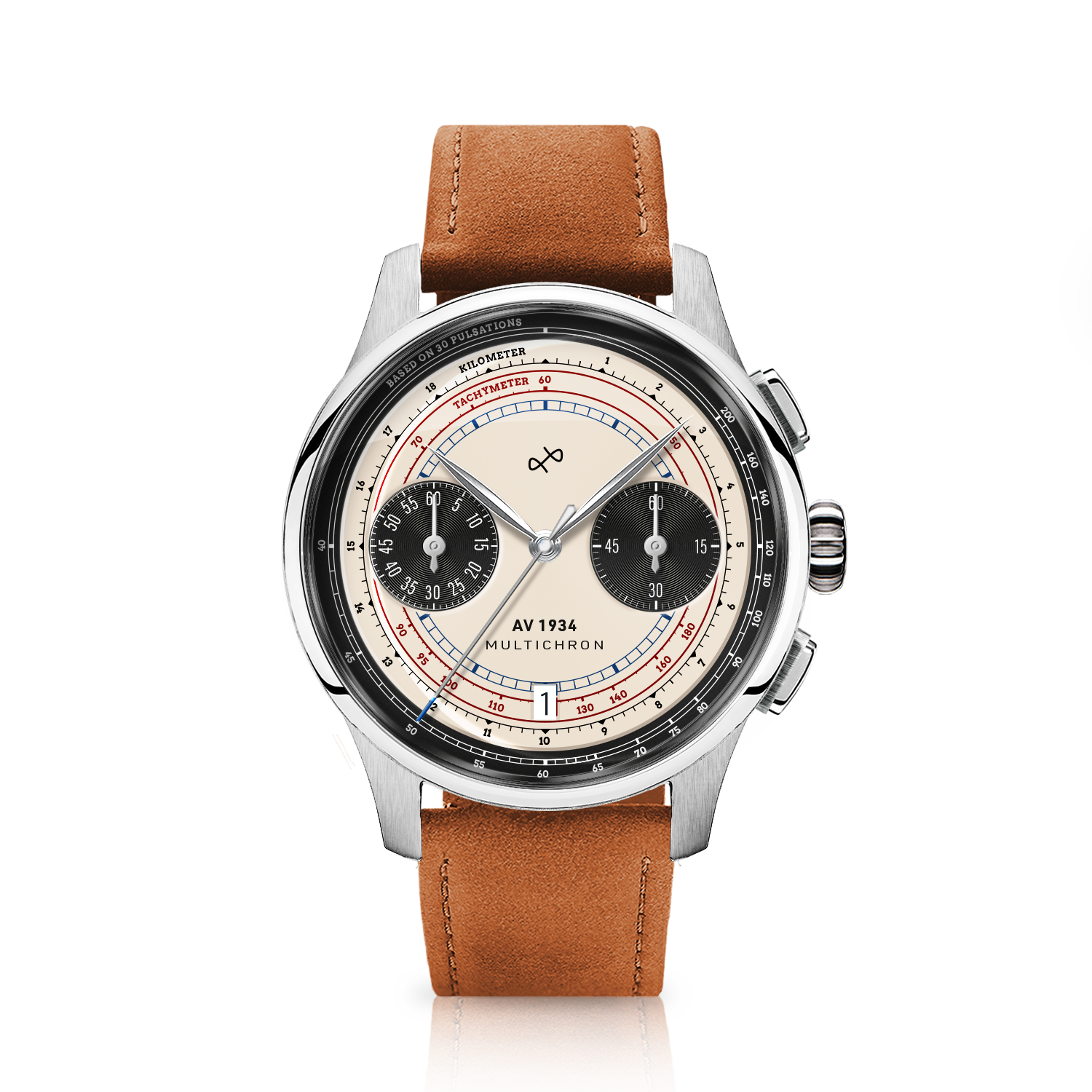 1934 Multichron, Steel / Multicolor